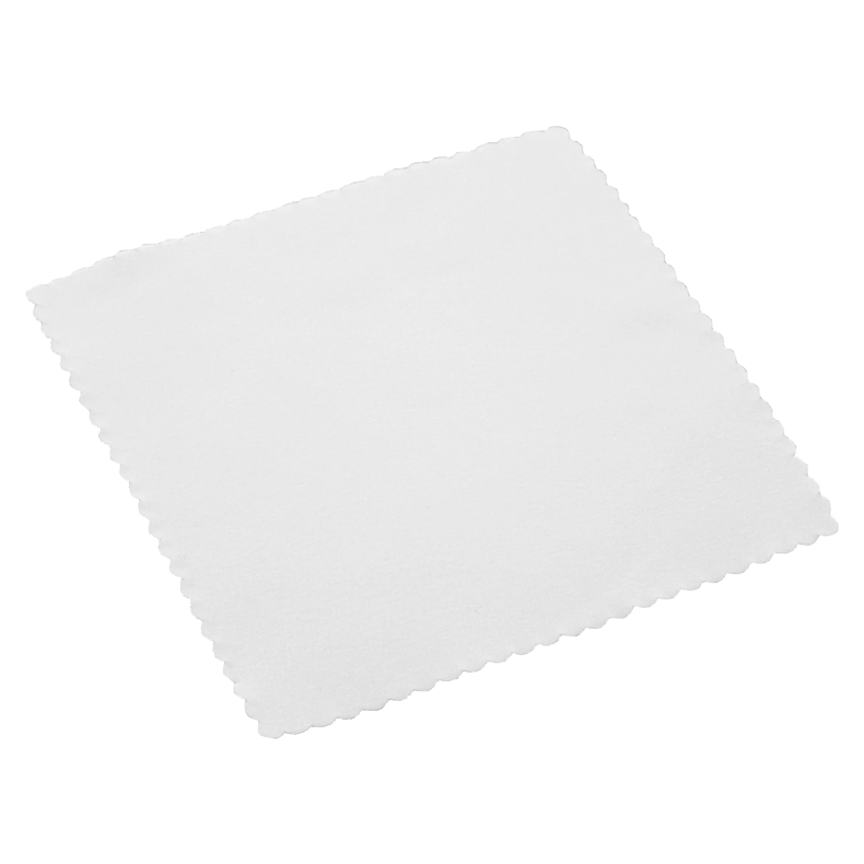 Suede Cloth 12x12cm white 10pcs
