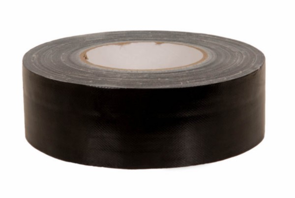 Waterproof textiel tape zwart 50mmx50m