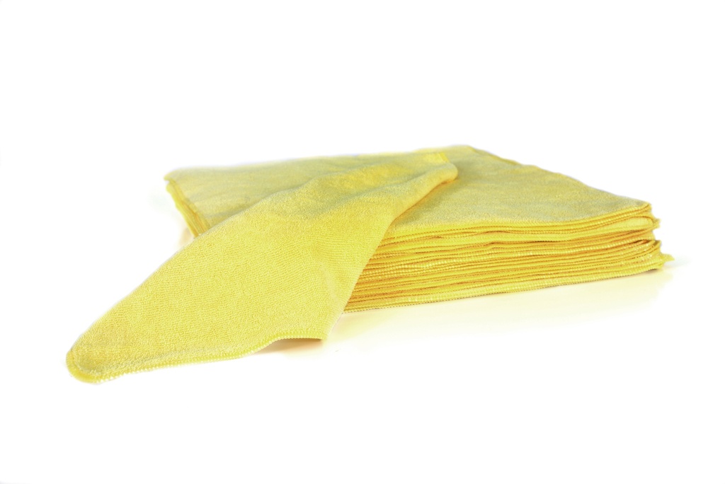 Microvezeldoek 40x40cm 300gr geel 20 st.